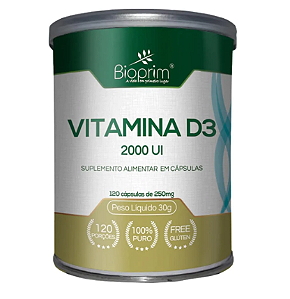 Vitamina D3 - 120 Cáps Bioprim