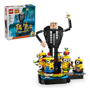 LEGO GRU E MINIONS CONSTRUIDOS COM PECAS 75582