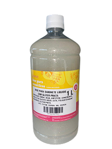 BASE SABONETE LÍQUIDO C/ GLITTER PRATA