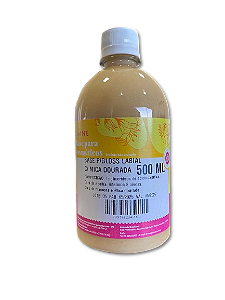 BASE GLOSS LABIAL C/ MICA DOURADA 500ML