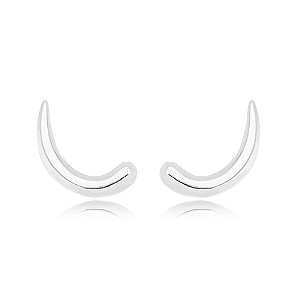 Brinco Curvado Prata