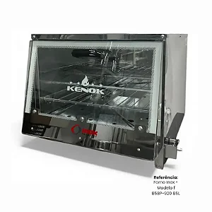 Forno a Gás Inox 430 com Porta em Vidro Temperado – Modelo F85BP-920