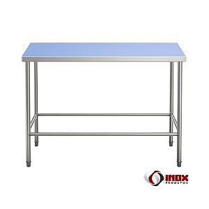 Mesa Industrial Inox Contaventada - M03 | 304 ou 430