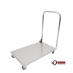 Carrinho 01 - Carrinho Industrial Inox Plataforma Capacidade 200 KG