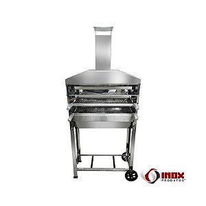 Churrasqueira 03 - Churrasqueira Com Coifa Para Espetinho Pequena