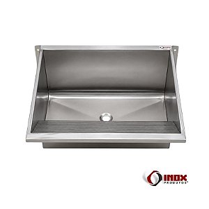 Pia 70 - Pia / Tanque Industrial Inox Para Fixação na Parede