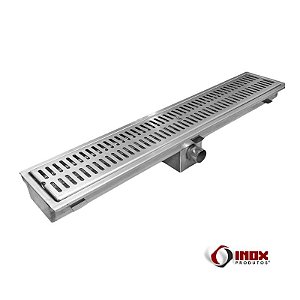 Ralo Classic Com Sifão Inox Com Saída Em Baixo No Centro