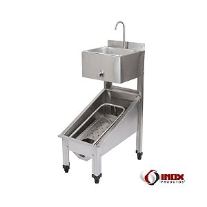 Lavador de Botas Conjugado com Lavatório de mãos - Modelo 08