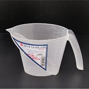 JARRA MEDIDORA 900ML GRADUADA PP