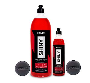KIT 1 SHINY 1,5LT +1 SHINY 500ML + 2 APLICADOR ESPUMA