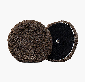 BOINA DE FIBRA LA C VELCRO CORTE RAPIDO MARROM  140MM - PERFECTO CORTE