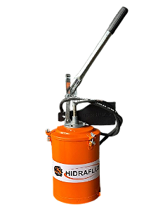 BOMBA MANUAL PARA GRAXA 7 KG COMPLETA - HIDRAFLUX