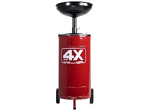 EQUIPAMENTO MECANICO COM RODAS E BACIA RECEPTORA PARA TROCA DE OLEO - JHF 4X