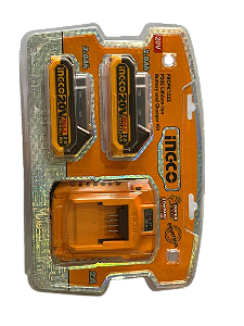 KIT COM 2 BATERIAS ION-LITIO INGCO 2.0AH E 1 CARREGADOR INTELIGENTE 20V LINHA P20S - INGCO