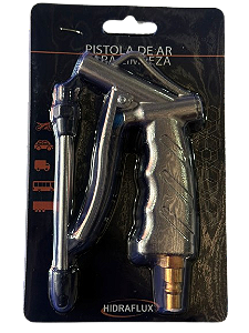 PISTOLA DE AR PLAST. C/GATILHO E PROLONGADOR 100MM - HIDRAFLUX
