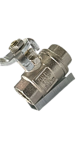 REGISTRO DE ESFERA FLUXION 1/4" - HIDRAFLUX
