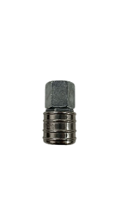 ENGATE RAPIDO AR 1/4" ROSCA MACHO 1/4" NPT - HIDRAFLUX