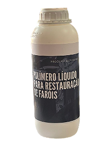 POLIMERO LIQUIDO PARA RESTAURAÇAO DE FAROL 1 LITRO 1,4kg