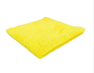 Pano microfibra 38x38cm 230gsm AMARELO - DETAILER