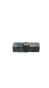 TERMINAL P/ TUBO PU 8 X 1,25mm X 1/4" NPT C/ PORCA - HIDRAFLUX