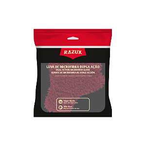 LUVA DE MICROFIBRA DUPLA ACAO - RAZUX
