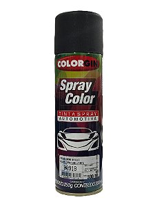 SPRAY COLOR PRETO SEMI BRILHO 00918 - COLORGIN