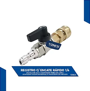 REGISTRO COM ENGATE RAP LAV ALTA PRESSAO - VONIXX