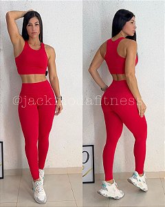 Legging cós duplo