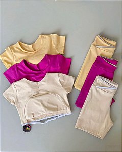 Conjunto Virginia bicolor short
