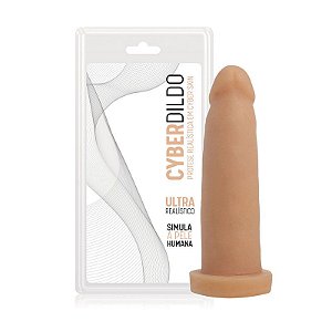 Prótese em Cyber Skin - Hercoles - 15,5x3,5 cm Articulado a Prova d´água