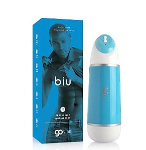Masturbador Masculino Recarregável com Vibrador Go Vibe Biu