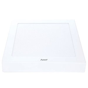 Painel Pop Avant Led Sobrepor Quadrado 18W 6500K
