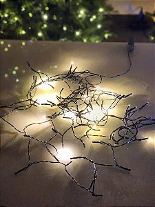 PISCA STROBO ESTRELINHA 80 LEDS 10 METROS WARM  BIVOLT USO INTERNO E EXTERNO