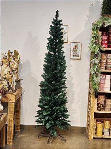 ÁRVORE SLIM VERDE 464 GALHOS 2,10CM