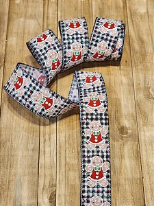 FITA ARAMADA LINHO GINGERBREAD XADREZ