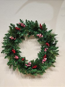 GUIRLANDA COM BERRY 168 GALHOS - 60CM