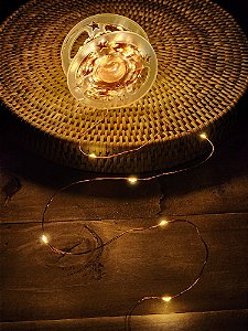 PISCA FIO DE FADA 500 LEDS 50 METROS WARM FIO COBRE COM FUNÇÕES BIVOLT