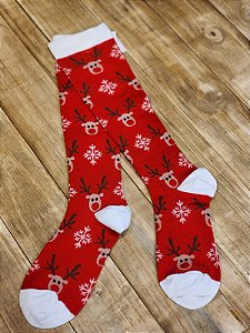 MEIA DE RENA PARA MANHÃ DE NATAL