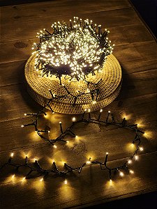 PISCA FESTÃO SUPER STROBO 1000 LEDS 20 METROS WARM BIVOLT - PRÉ VENDA 2025