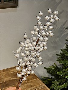 GALHO BERRY PEROLA BRANCO 69CM