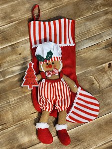 BOTA NATALINA GINGERBREAD 48CM