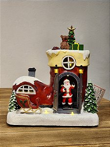 CENÁRIO VILA NATALINA BOTA COM NOEL