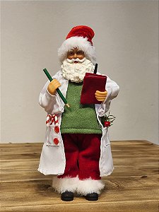 PAPAI NOEL DOUTOR - COLECIONÁVEL - 28CM