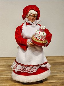 MAMÃE NOEL CONFEITEIRA - COLECIONÁVEL - 27,5CM