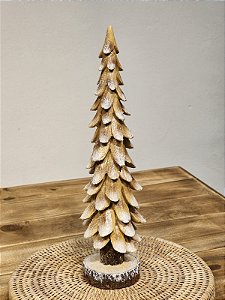 ÁRVORE DECORATIVA GINGERBREAD EM RESINA 33CM