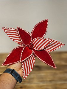 FLOR BICO DE PAPAGAIO AVELUDADO VERMELHO CANDY 26CM