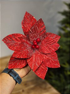 FLOR BICO DE PAPAGAIO VERMELHO 27CM