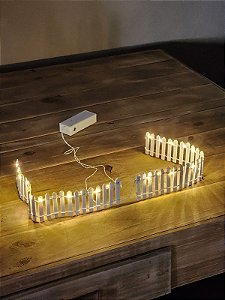 CERCA PARA VILA COM LED 30CM
