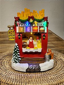 CENÁRIO VILA NATALINA LOJA DE BATATA FRITA 17CM