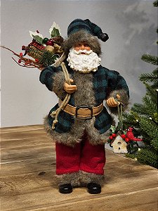 PAPAI NOEL FOREST - COLECIONÁVEL - 30CM